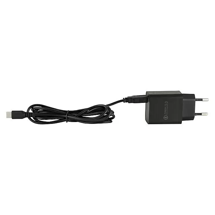 Globo LED-Tischleuchte MELLI - 3 W, L x B x H: 34 x 8,5 x 45 cm, Schwarz, Kaltweiß - Vorderansicht