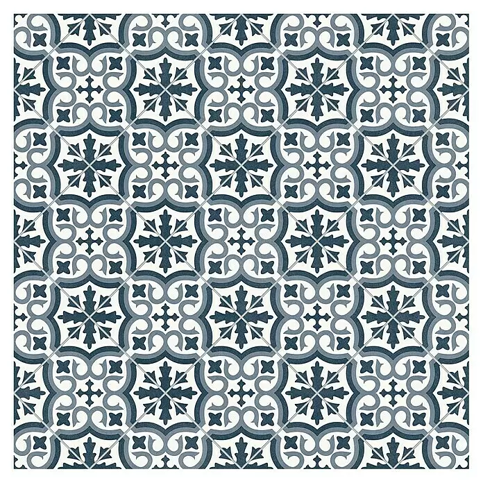 Beauflor PVC-Boden Meterware Orion - 300 cm, Tile 05, Blau/Grau - Draufsicht
