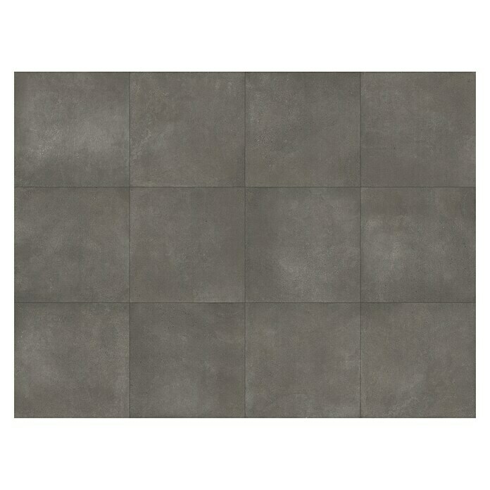 Beauflor PVC-Bodenbelag Meterware Jupiter (Tile 23, Breite: 400 cm, Dunkelgrau) | BAUHAUS