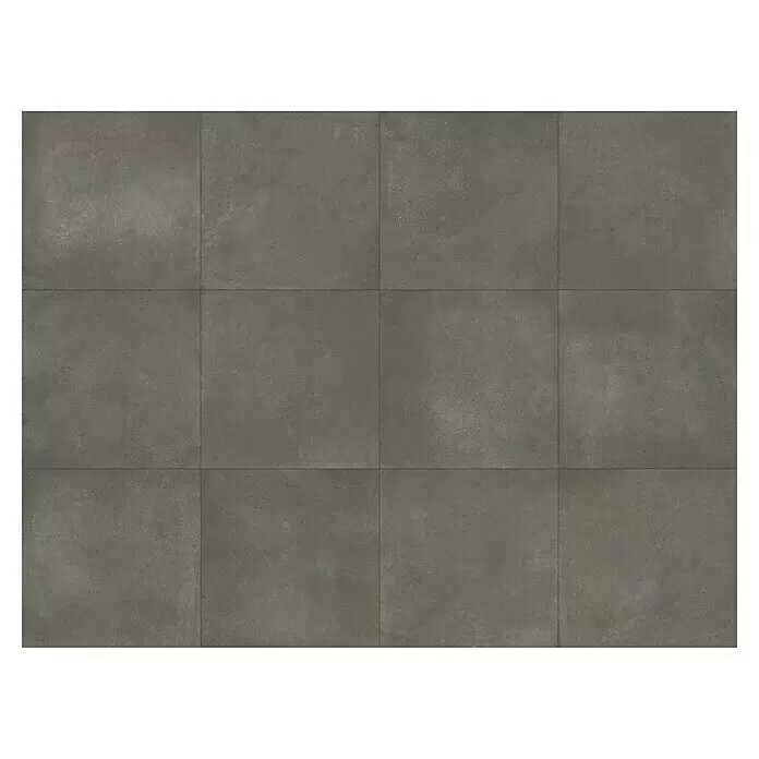 Beauflor PVC-Boden Meterware Jupiter - 400 cm, Dunkelgrau, Tile 23 - Draufsicht