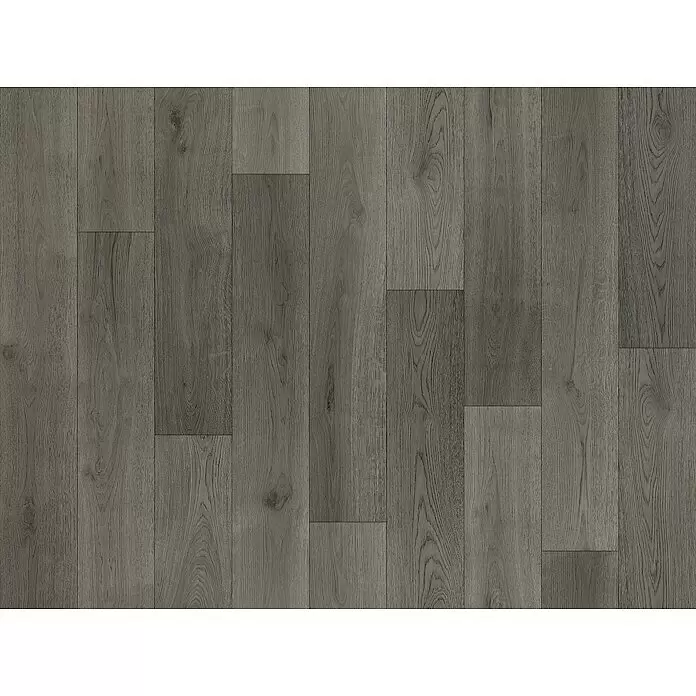 Beauflor PVC-Boden Meterware Jupiter400 cm, Wood 21, Dunkelgrau