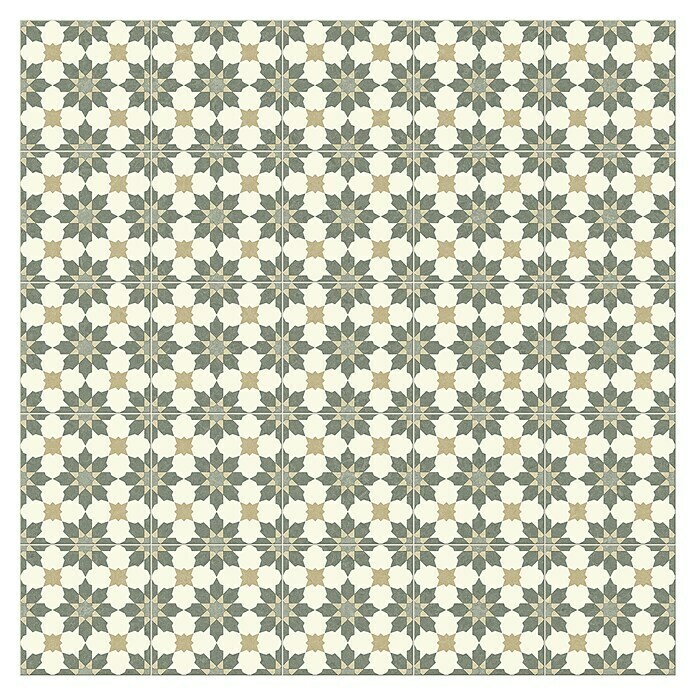 Beauflor PVC-Bodenbelag Meterware Artemis (Tile 05, Breite: 300 cm, Olivgrün/Beige) | BAUHAUS