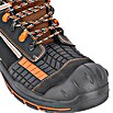 Sicherheitsstiefel Maddox (44, Schutzklasse nach EN ISO 20345: S3, Schwarz, Orange) | BAUHAUS