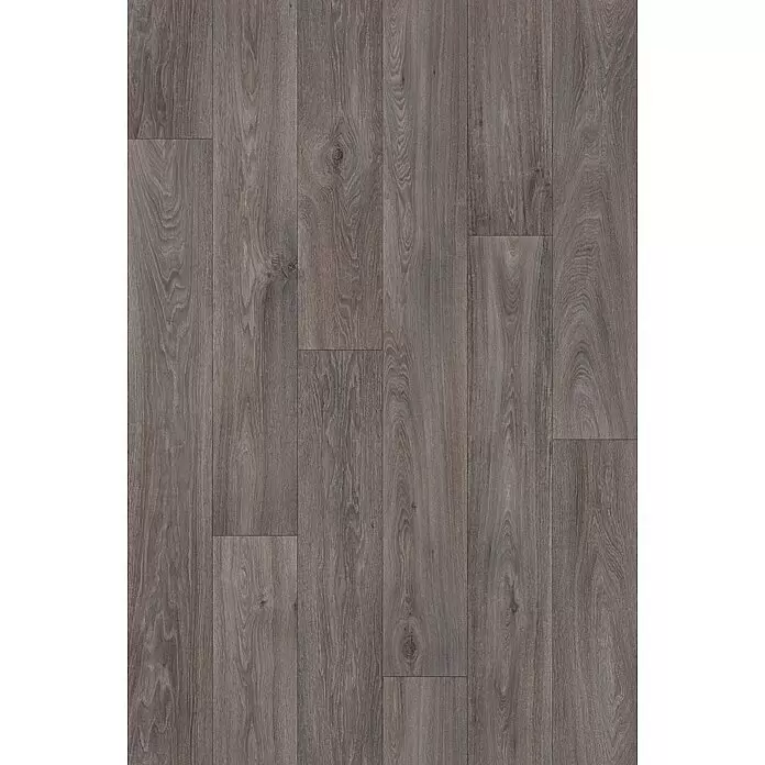 Beauflor PVC-Boden Meterware CupidHolzoptik, Breite: 400 cm, Dunkelbraun/Grau