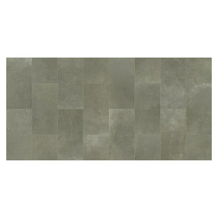 Beauflor PVC-Bodenbelag Meterware Cupid (Tile 20, Breite: 400 cm, Olivgrün/Grau) | BAUHAUS