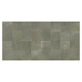 PVC-Bodenbelag Meterware Cupid (Tile 20, Breite: 400 cm, Olivgrün/Grau)