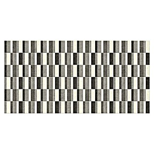 PVC-Bodenbelag Meterware Calypso (Tile 04, Breite: 400 cm, Schwarz/Grau/Weiß)