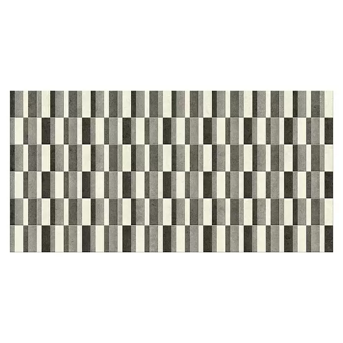Beauflor PVC-Boden Meterware Calypso - Sonstige, Breite: 400 cm, Schwarz/Grau/Weiß - Draufsicht