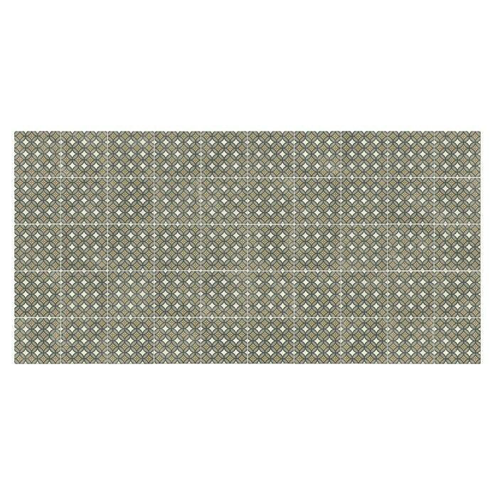 Beauflor PVC-Bodenbelag Meterware Calypso (Tile 03, Breite: 400 cm, Olivgrün/Beige) | BAUHAUS