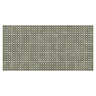 PVC-Bodenbelag Meterware Calypso (Tile 03, Breite: 400 cm, Olivgrün/Beige)
