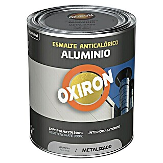 Oxiron Esmalte Anticalórico Aluminio (Aluminio, 750 ml, Brillante)