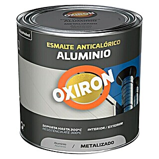Oxiron Esmalte Anticalórico Aluminio (Aluminio, 2,5 l, Brillante)