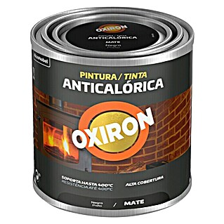 Oxiron Pintura Anticalórica  (Negro, 250 ml, Mate)