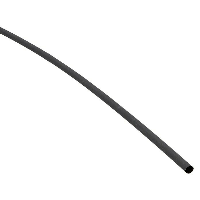 Termoskupljajući bužir (3 mm - 1 mm, Crna, Omjer skupljanja cijevi: 3:1)