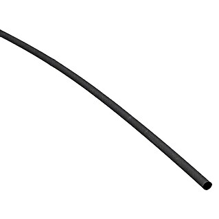 Termoskupljajući bužir (3 mm - 1 mm, Crne boje, Omjer skupljanja cijevi: 3:1)