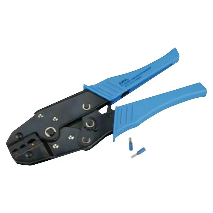 CrimpzangeBlue/Black, Passend für: Adergrößen 0,5-1/1,5-2,5/4-6 mm² Diagonal View