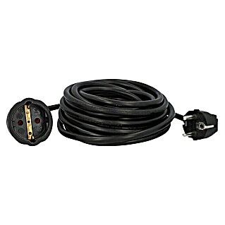 Voltomat Produžni kabel (Crne boje, 5 m, H05VV-F, Broj parica: 3, 1,5 mm²)