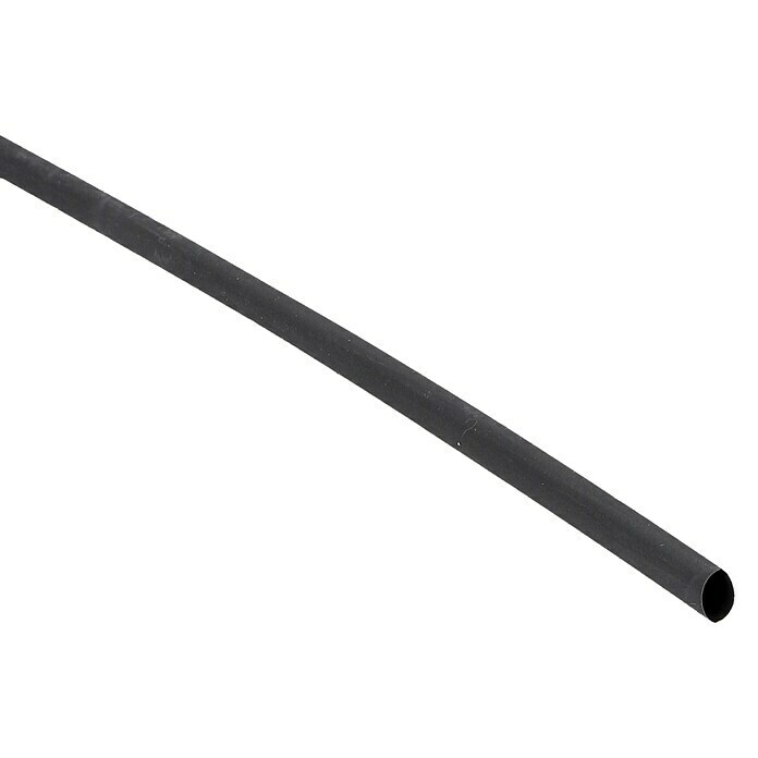 Termoskupljajući bužir (6 mm - 2 mm, Crna, Omjer skupljanja cijevi: 3:1)
