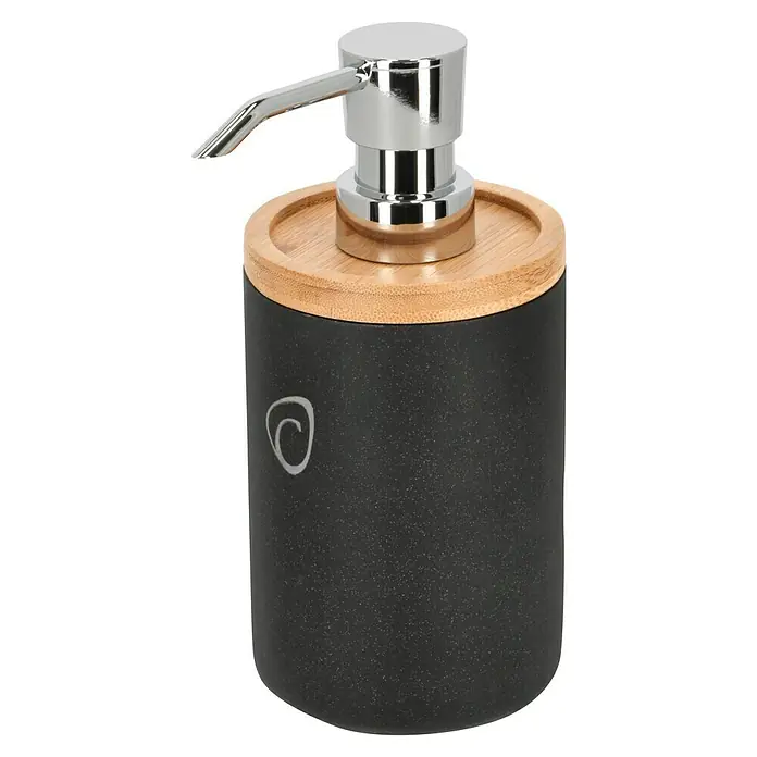 Camargue Seifenspender Vero - Bambus, Anthrazit, Hhe: 17 cm online kaufen  bei BAUHAUS