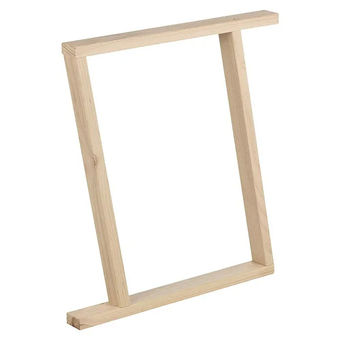 Astigarraga Pata para muebles Bok - L x An x Al: 5,8 x 64 x 75 cm, Natural, 4 posiciones - Marco de madera para caballetes u otros proyectos de arte, robusto y fácil de montar, ideal para artistas y aficionados.