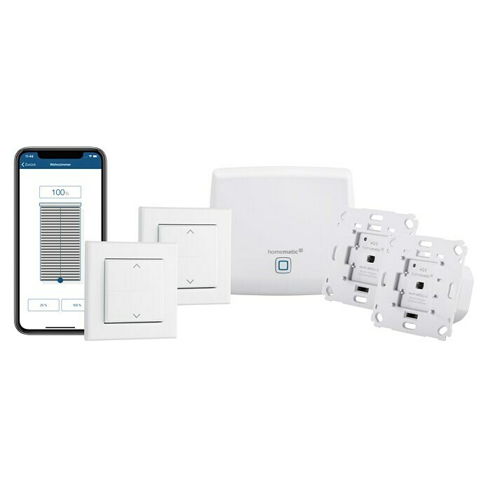 Homematic IP Starter-Set Beschattung HmIP-SK20 (Smarte Steuerung: Homematic IP App) | BAUHAUS