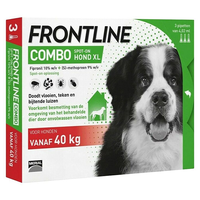 Frontline Parasietenwerend middel Anti-vlooien/teken Combo XL (3 st.) | BAUHAUS