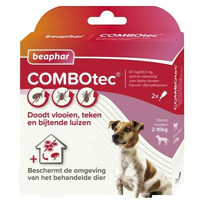 Afbeelding van Beaphar Ongedierte - Stop Anti - Vlooien/teken 2 Pipetten - Geschikt Voor Honden Honden 2 - 10kg