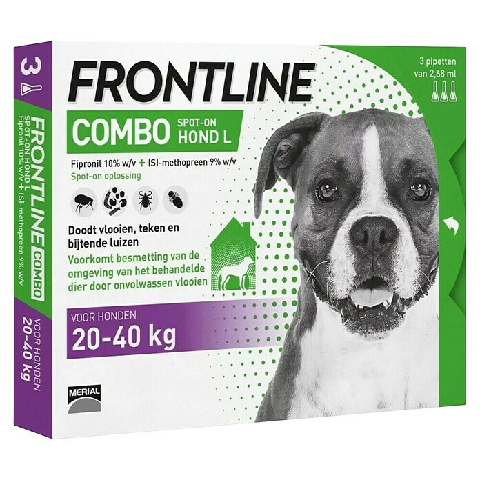 Frontline Ongedierte-Stop Anti-vlooien/teken Pipetten voor grote honden (Geschikt voor: Honden) | BAUHAUS