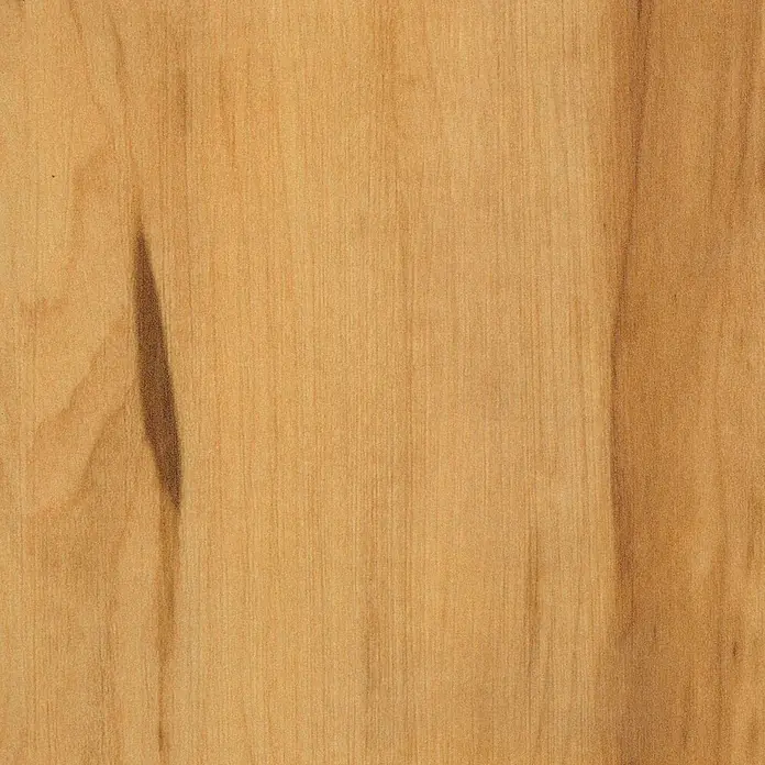 Profiles and more Sockelleiste KU51L Antik Ahorn - 240 cm x 15 mm x 50 mm - Nahaufnahme von hellem Holz mit einer schönen Maserung, ideal für Möbel und Innenausbau.