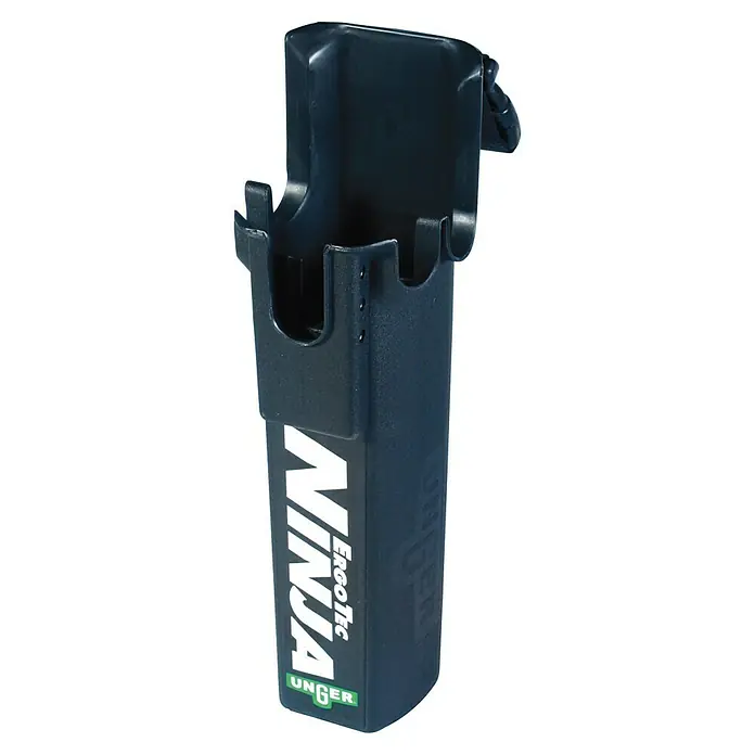 Unger ErgoTec Glasreinigungs-Set Ninja 4in1 Advanced Kid - 4 -tlg. - Dunkelblauer UNGER Ninja Köcher zur sicheren Aufbewahrung von Werkzeugen. Praktisch und robust für Profis.