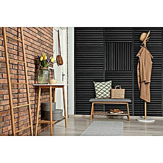 FibroTech Akustikpaneel SQUARE (Black Oak, 520 x 520 x 22 mm, Anzahl Paneele: 2 Stk.)