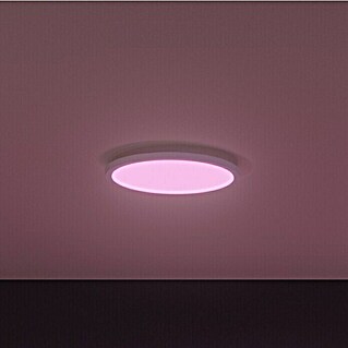 Philips Hue LED-Panel rund Surimu (45 W, Ø x H: 395 x 4,7 cm, Weiß, Opal, RGBW)