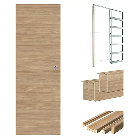 Solid Elements  Set para puertas correderas Roble Urban