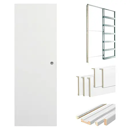 Solid Elements  Set para puertas correderas Blanca