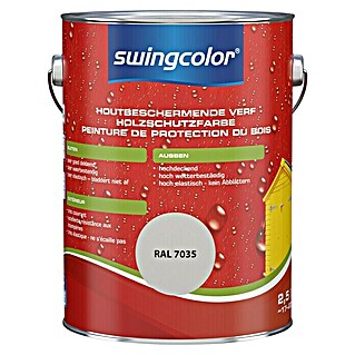 swingcolor Houtbeschermende verf Lichtgrijs (Lichtgrijs, 2,5 l, Zijdeglans)