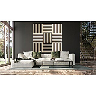 FibroTech Akustikpaneel SQUARE (Ash, 520 x 520 x 22 mm, Anzahl Paneele: 2 Stk.)