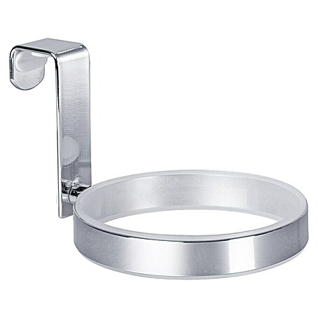 Soporte para secador de pelo (L x An x Al: 13 x 93 x 7 cm, Diámetro: 93 cm, Acero, Cromo)