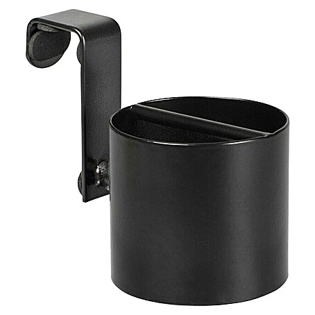 Soporte universal para plancha de pelo (Específico para: Colgar, Negro, Mate)