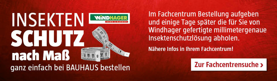 Banner Insektenschutz nach Maß