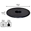 Wagner System Pflanzenroller Ultraflat (Ø x H: 30 x 3 cm, Kunststoff, Schwarz, Max. Belastung: 100 kg) | BAUHAUS