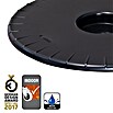 Wagner System Pflanzenroller Ultraflat (Ø x H: 30 x 3 cm, Kunststoff, Schwarz, Max. Belastung: 100 kg) | BAUHAUS