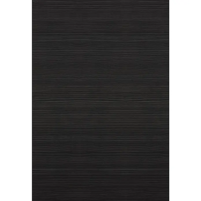 Lanzet Badmöbelmuster - 14,5 cm x 30,5 cm x 35 mm, Dark Oak - Dunkelbraunes Holzfurnier mit feinen, horizontalen Maserungen. Die Textur ist subtil und verleiht dem Bild eine natürliche Eleganz.