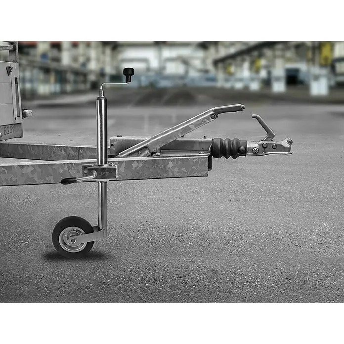 LAS Stützrad - Geeignet für: Anhänger - Anhängerkupplung mit Stützrad und Handkurbel zur einfachen Bedienung und zum sicheren Abstellen des Anhängers.