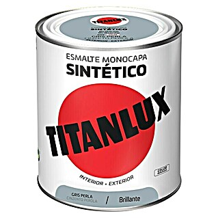 Titanlux Esmalte de color Sintético (Gris perla, 750 ml, Brillante)