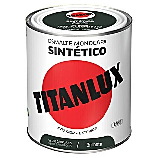 Titanlux Esmalte de color Sintético (Verde carruajes, 750 ml, Brillante)
