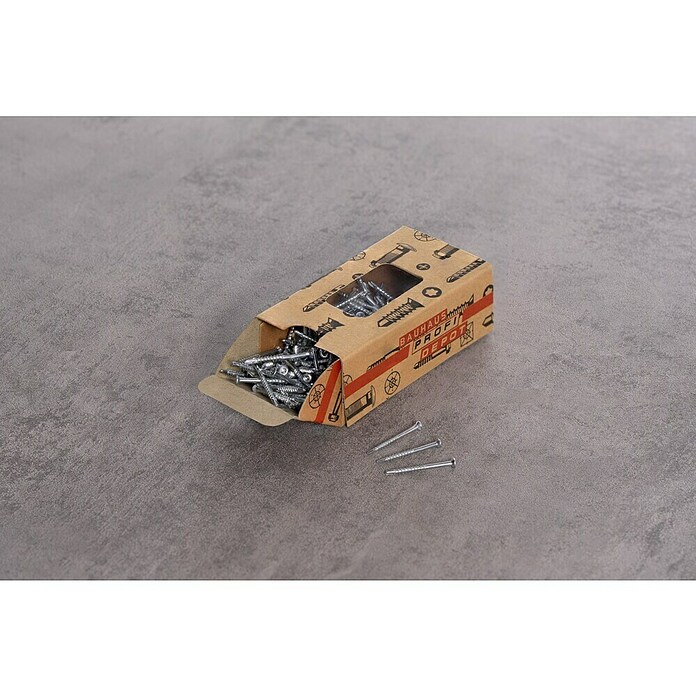 Profi Depot Tornillo para suelos de madera VZ TX (Diámetro: 3,2 mm, Largo: 35 mm, TX para accionamientos TORX, 200 uds.)