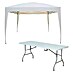 Carpa plegable Easy Up + Mesa plegable Every 