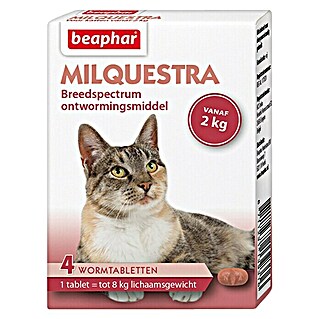 Beaphar Ontwormingsmiddel Milquestra (4 st., Geschikt voor: Katten)