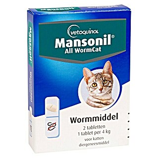 Ontwormingsmiddel Mansonil All Worm Cat (2 st., Geschikt voor: Katten)