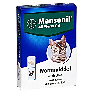Ontwormingsmiddel Mansonil All Worm Cat (4 st., Geschikt voor: Katten)